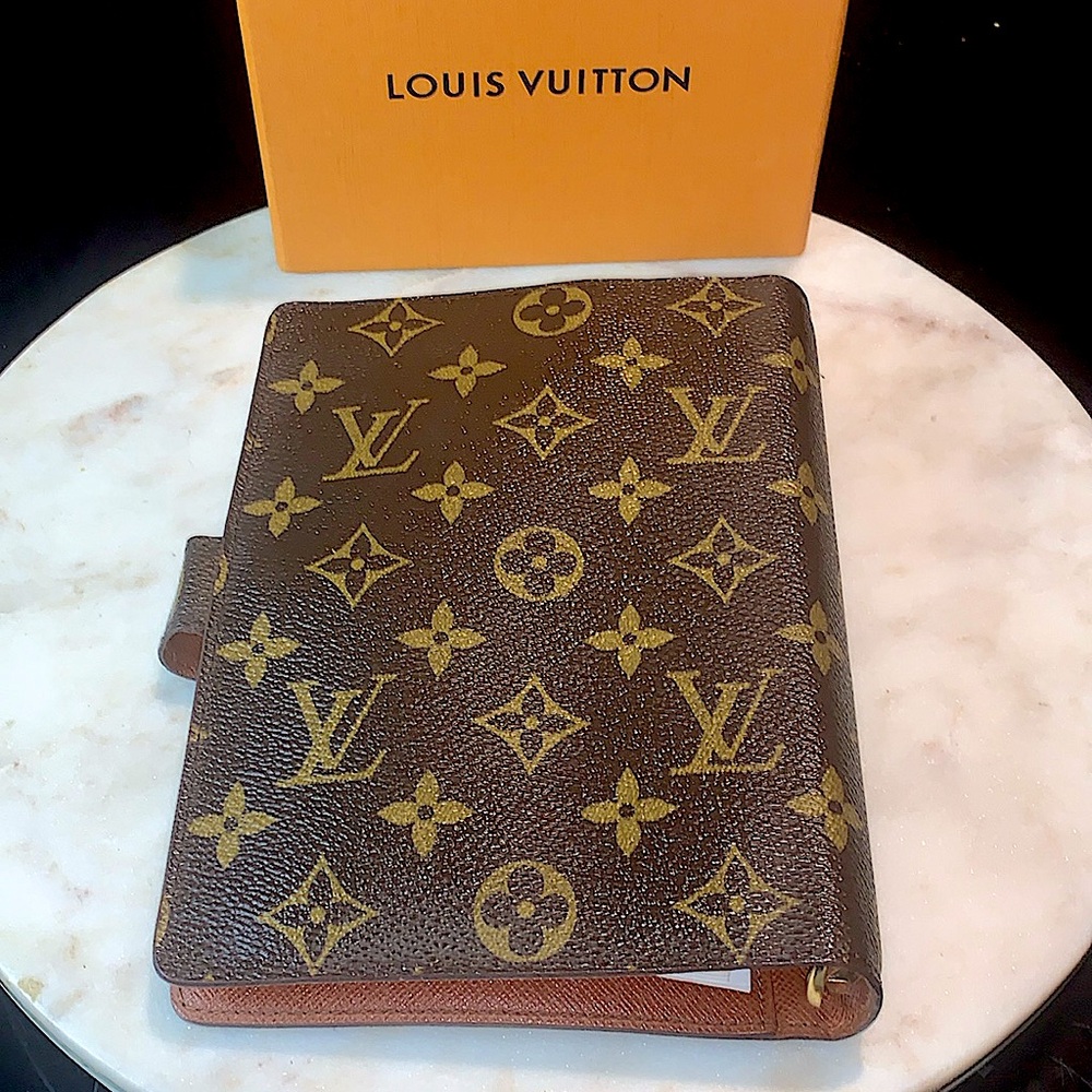 LOUIS VUITTON MONOGRAM AGENDA MM VINTAGE DAY PLANNER - Picture 5 of 14